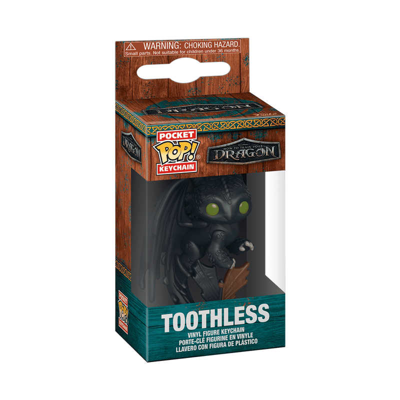 Pop Keychain How to Train Your Dragon - Toothless
