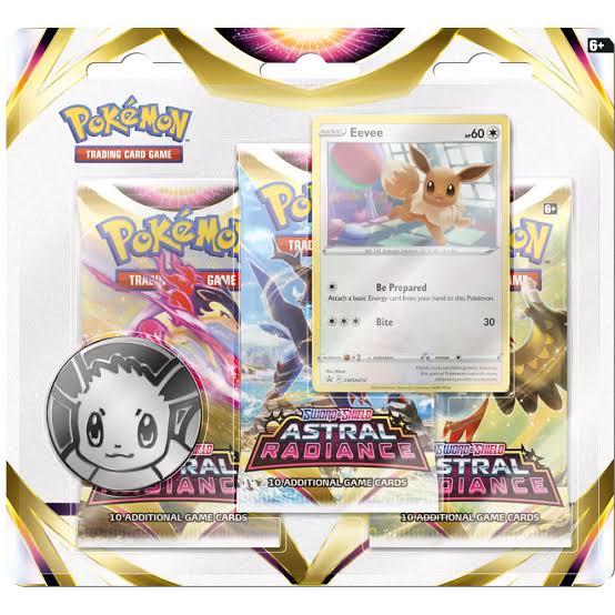 Pokemon TCG - Astral Radiance 3 Packs Blister