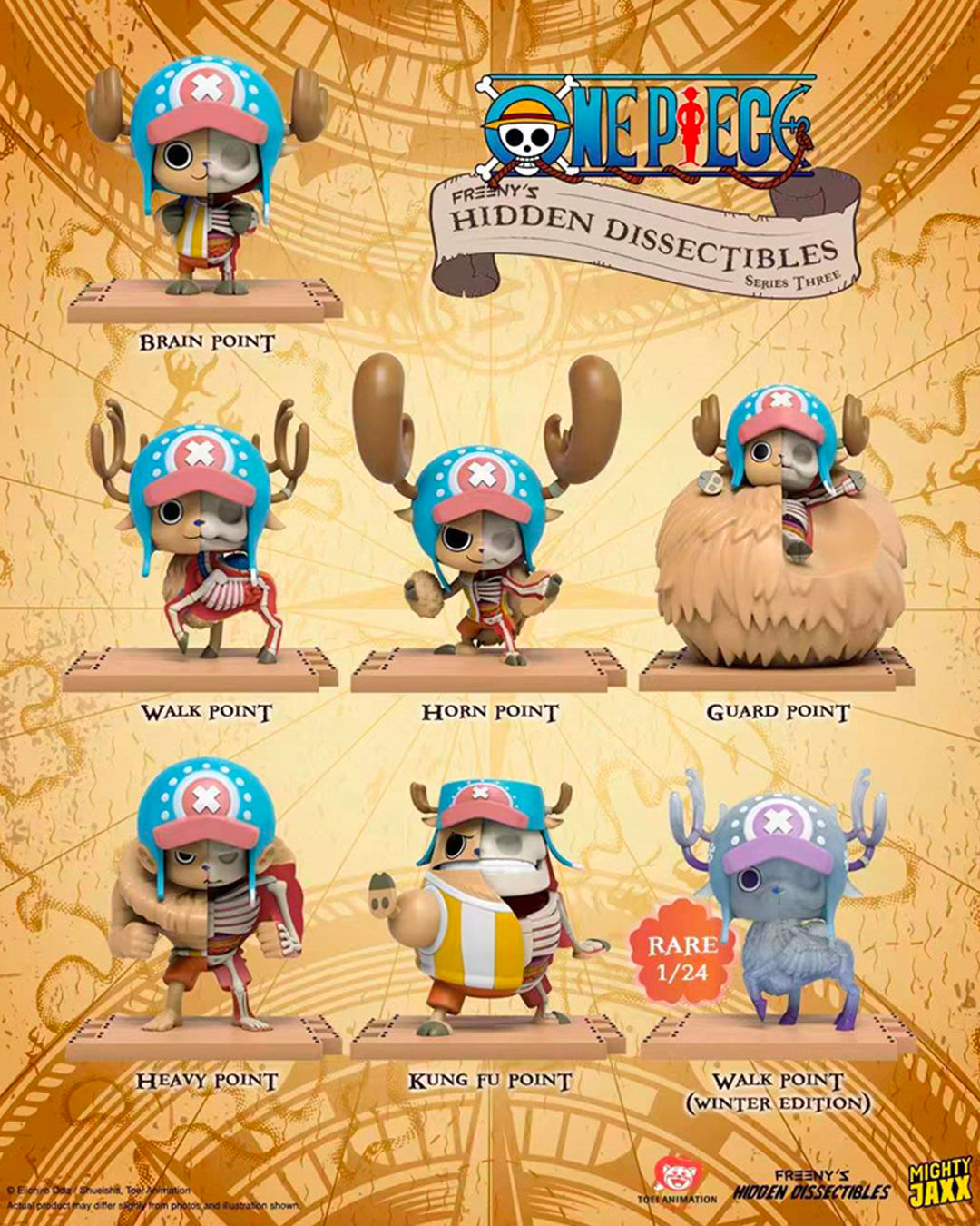 Mighty Jaxx - Freeny's Hidden Dissectibles: One Piece Series 3 Chopper Edition