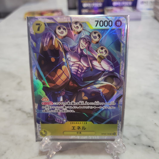 One Piece TCG Japanese Enel Foil OP05-100 [Super Rare]