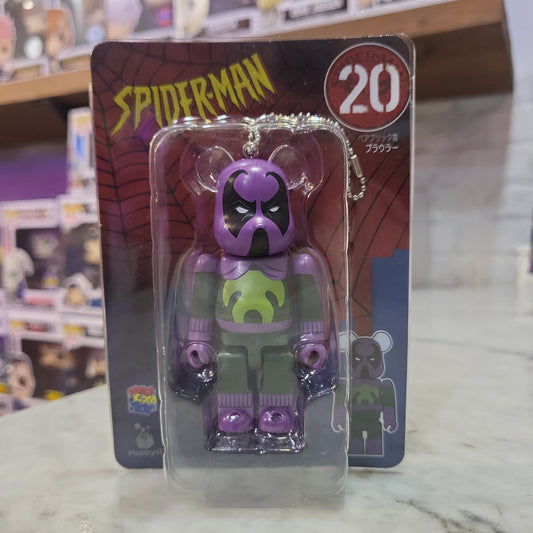 Medicom Toy BEARBRICK Spider-Man 100% Keychain 20