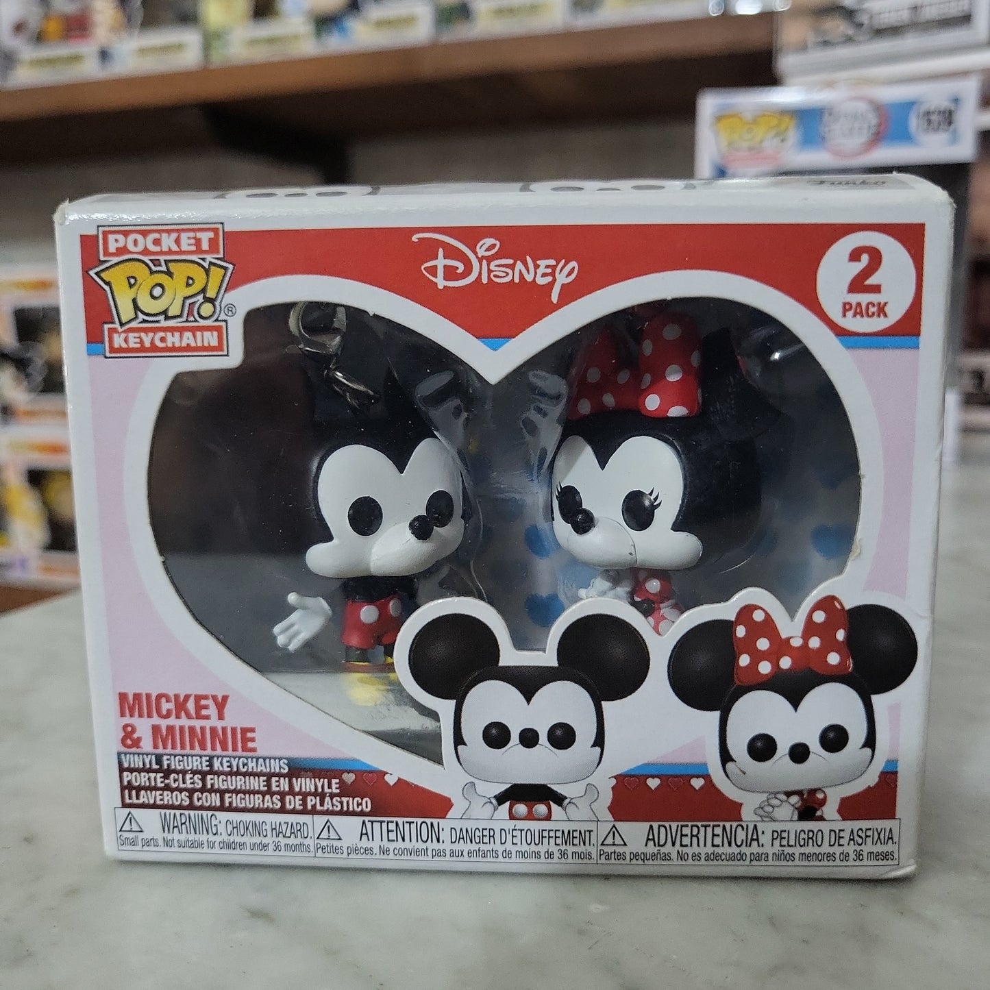 Disney - Mickey and Minnie Keychaine [2 pack]