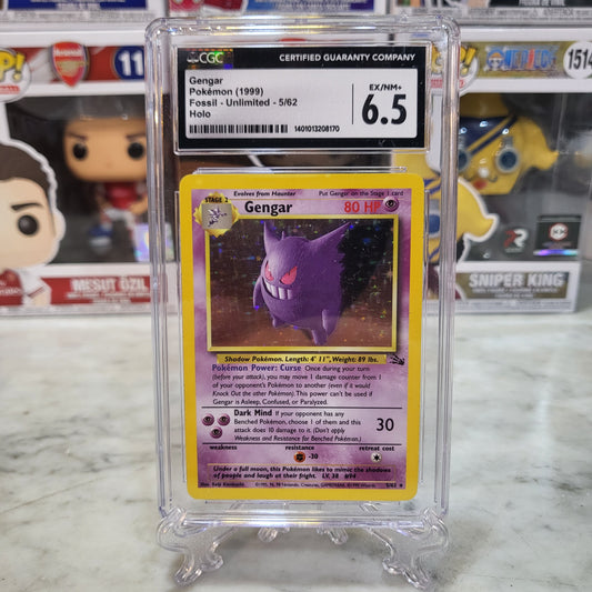 Pokemon TCG - 1999 Holo Gengar [CGC 6.5]