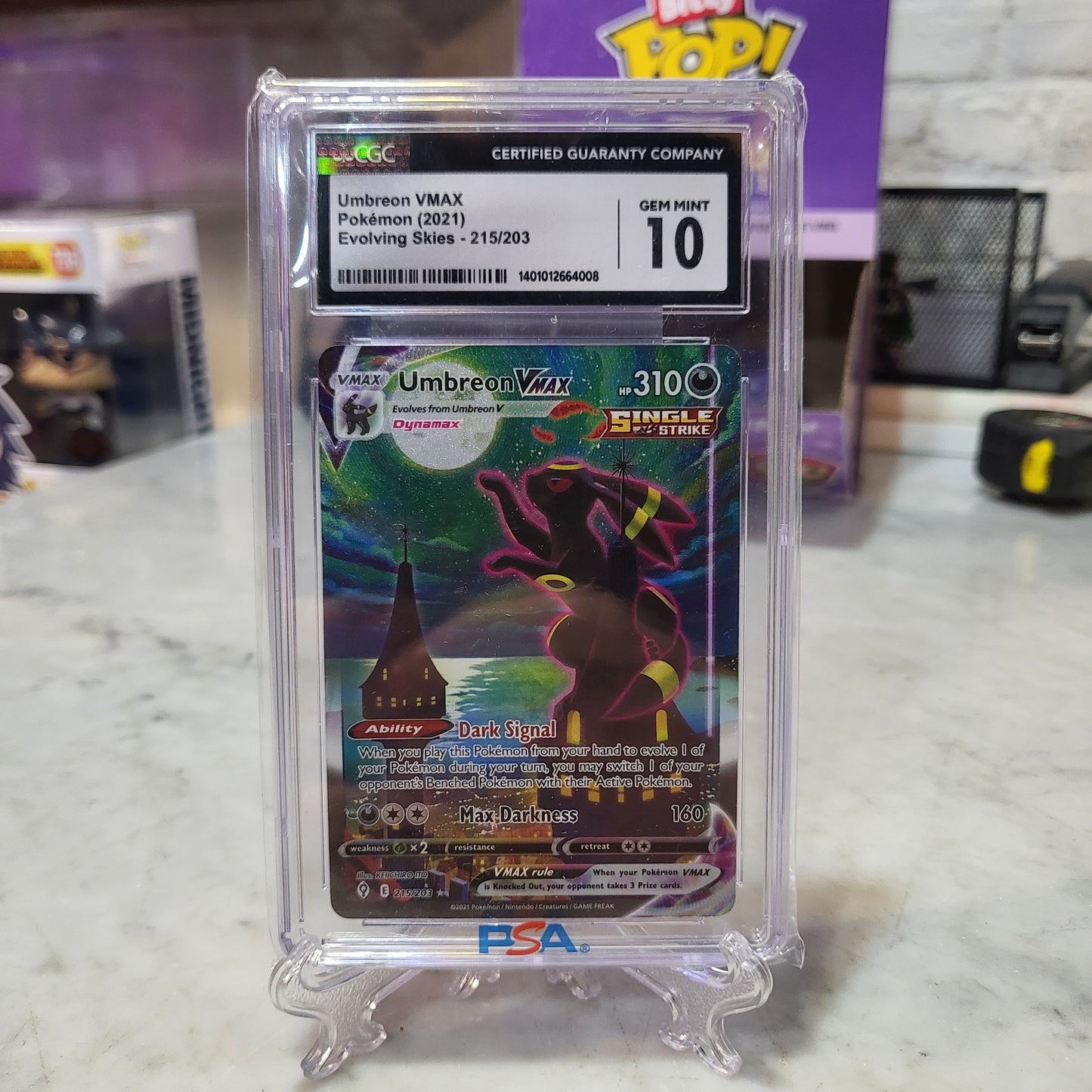 Pokemon TCG - 2021 Evolving Skies Umbreon Vmax [CGC 10]