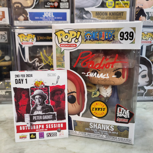One Piece - Shanks [TLT Exclusive Chase Signed by Peter Gadiot live action actor] #939