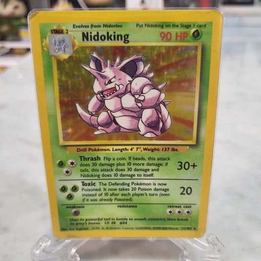 Pokemon TCG - Base Set Nidoking Holo