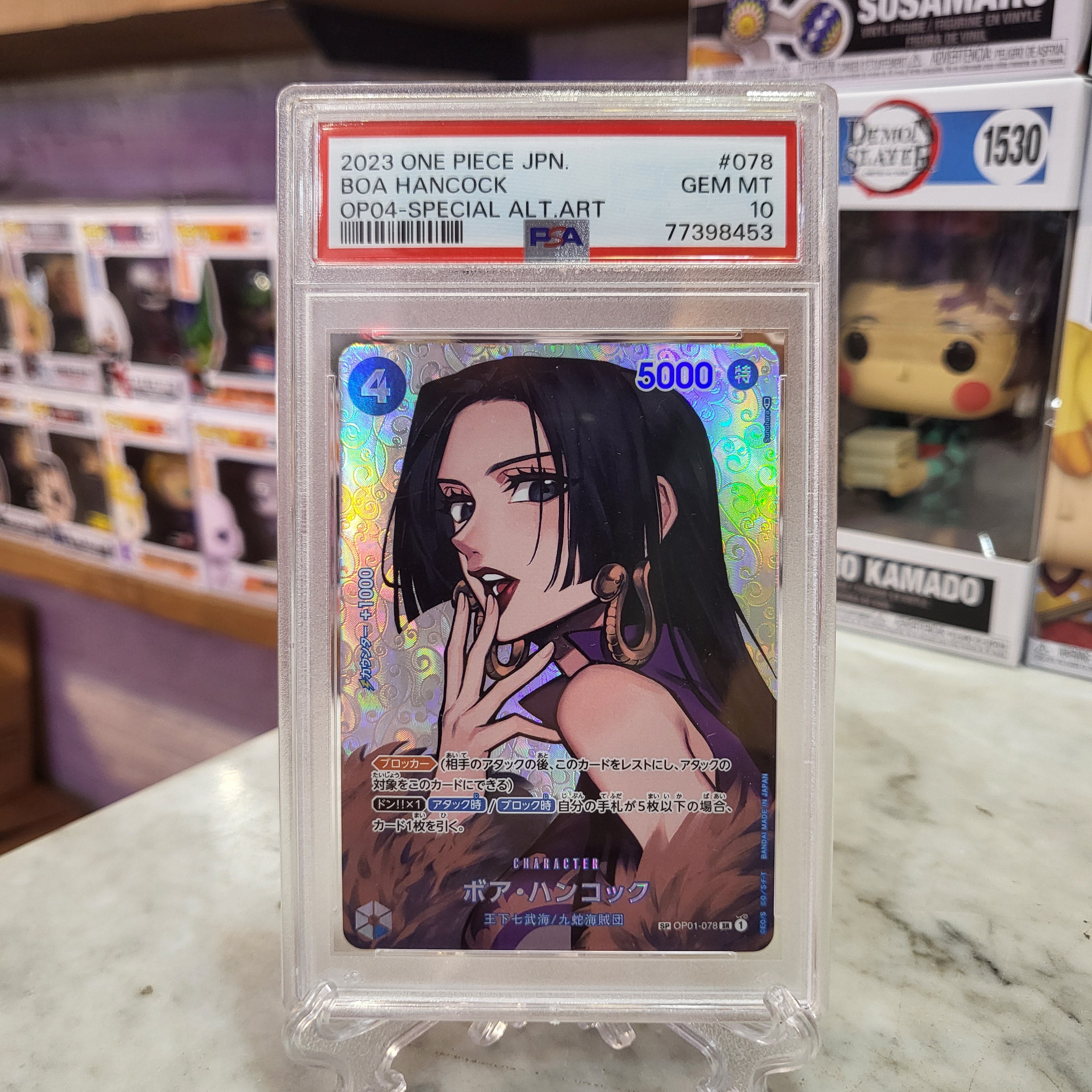 One Piece TCG - Special Alternate Art Boa Hancock [PSA 10
