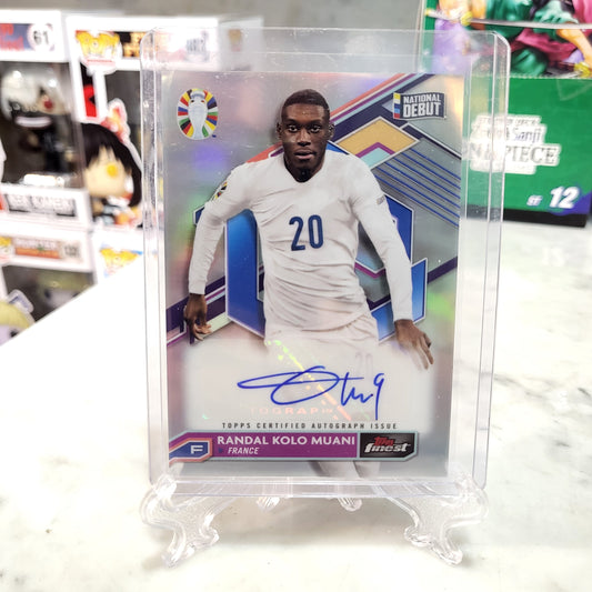 2023 Topps Fines Road To UEFA Euro 2024 Randal Kolo Muani France Autograph