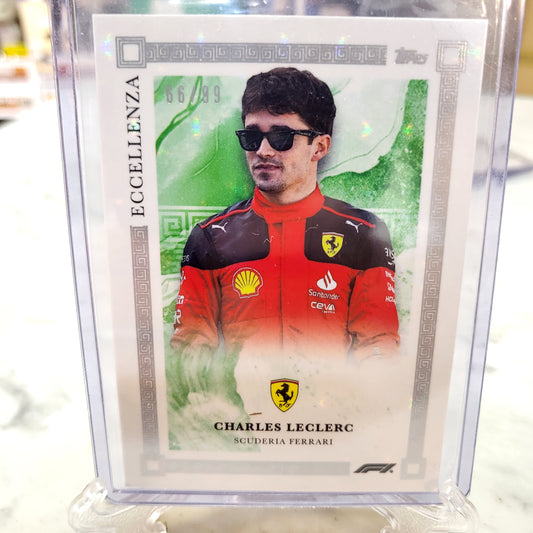 2023 Topps Eccellenza F1 Formula 1 Charles Leclerc  green parallel 66/99