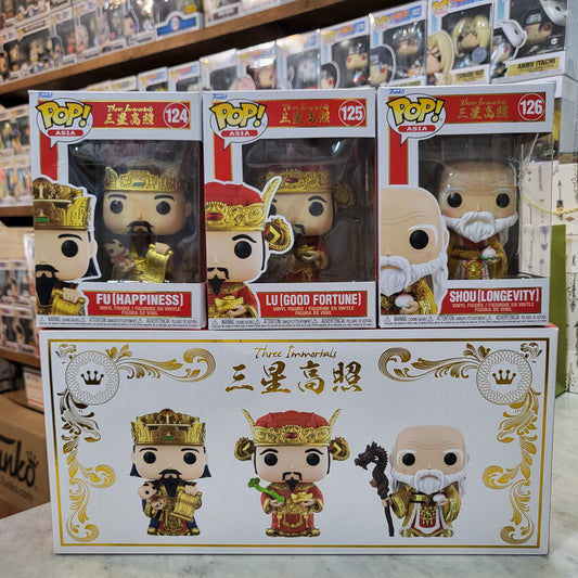 Three Immortals - Fu, Lu and Shou [Limited Edition Set, Imperfect Boxes] #124 #125 #126