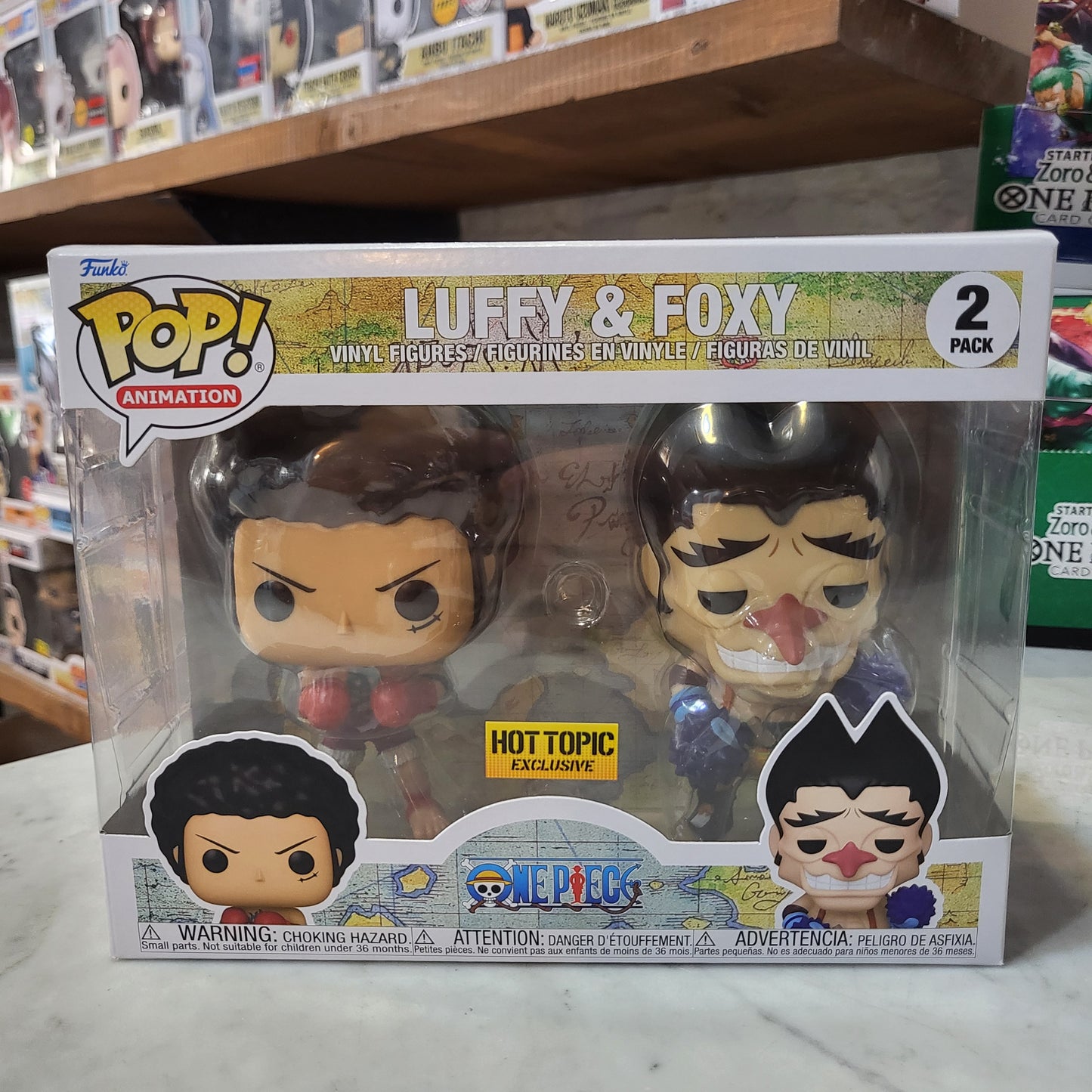 One Piece - Luffy & Foxy [Hot Topic Exclusive] [2 Pack]