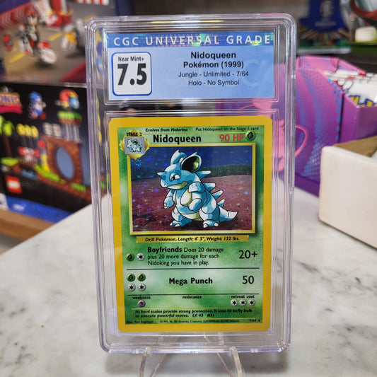 Pokemon TCG - Nidoqueen No Symbol Set [CGC 7.5]