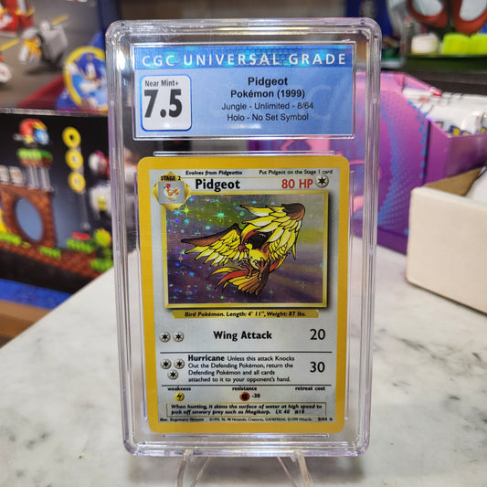 Pokemon TCG - Pidgeot No Symbol Set [CGC 7.5]