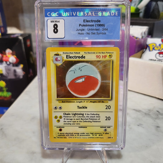 Pokemon TCG - Electrode No Symbol Set [CGC 8]