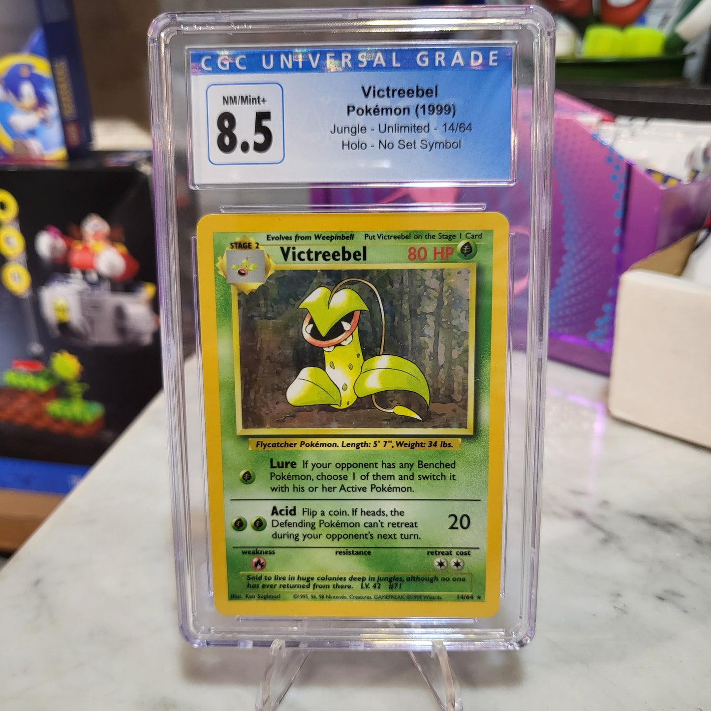 Pokemon TCG - Victreebel No Symbol Set [CGC 8.5]