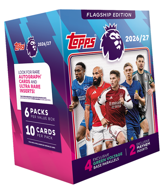 Topps Flagship Premier League 2026/27 Trading Cards - Value Box