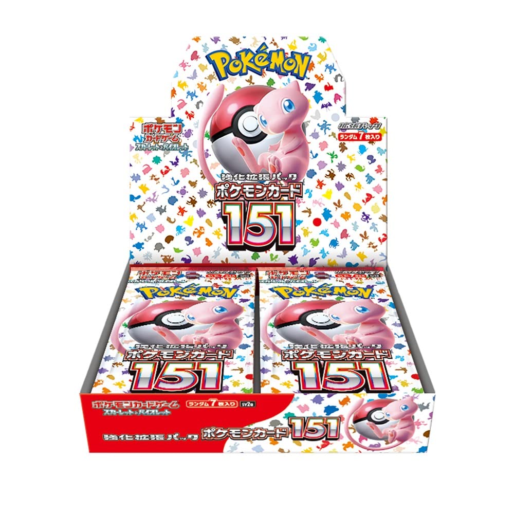 [PRE ORDER PRICE] Pokemon TCG Japanese 151 Scarlet & Violet Booster Box sv2a [20 packs]