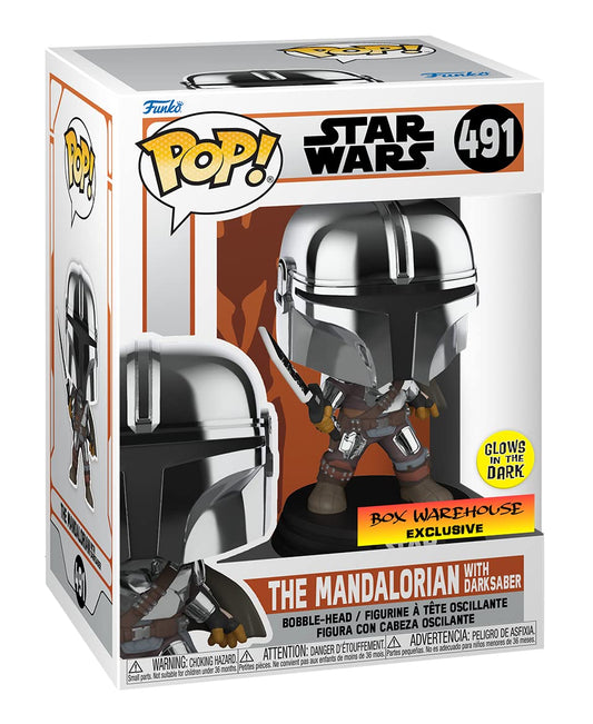 Star Wars - The Mandalorian w Darksaber [GITD Box Warehouse Exclusive] #491