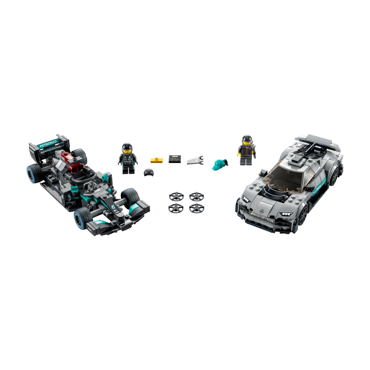 LEGO® Mercedes-AMG F1 W12 E Performance & Mercedes-AMG Project One 76909