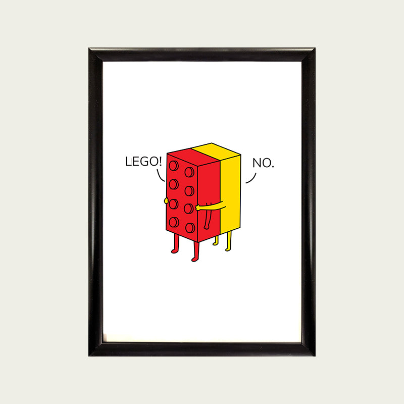 Lego Custom Framed Posted