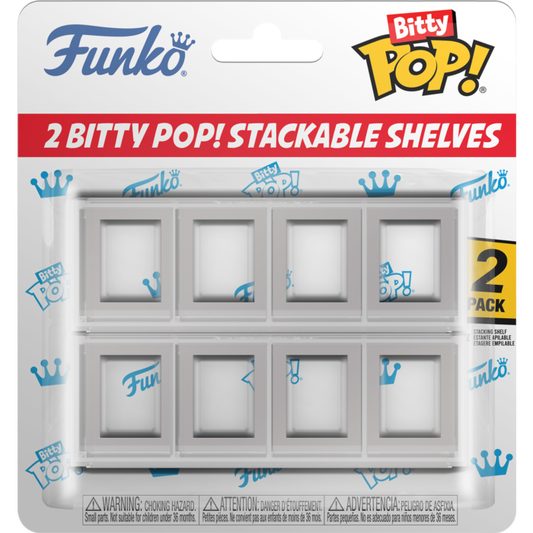 Funko Pop! - Bitty Pop! Stackable Acrylic Protector Display Case 2-Pack