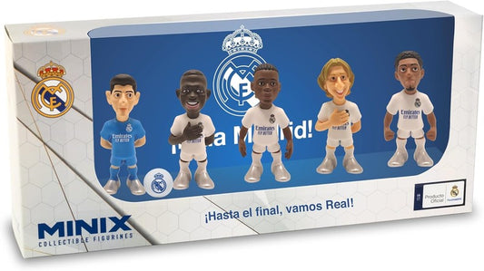 Minix - Real Madrid pack of 5 (Luka Modric - Thibaut Courtois - Vinicius Jr. - Jude Bellingham & Eduardo Camavinga)