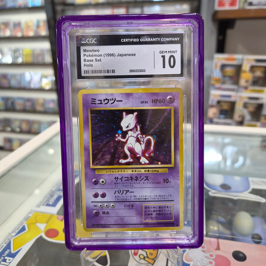 Pokemon TCG - 1996 Mewtwo Base Set Holo Japanese [CGC 10]