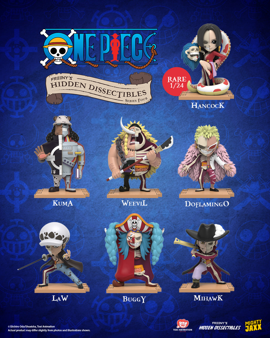 Mighty Jaxx - Freeny's Hidden Dissectibles: One Piece Series 4 Warlords Edition