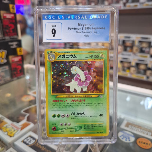 Pokemon TCG - 1999 Meganium Holo Japanese [CGC9]