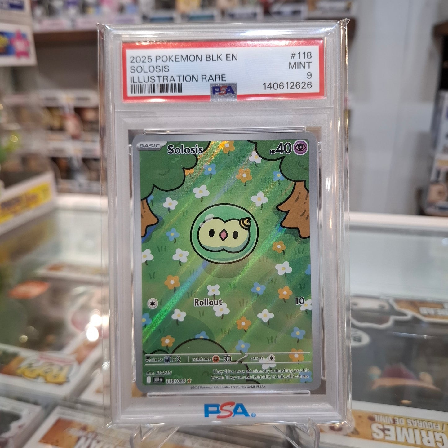 Pokemon TCG - Solosi Illustration Rare [PSA 9]
