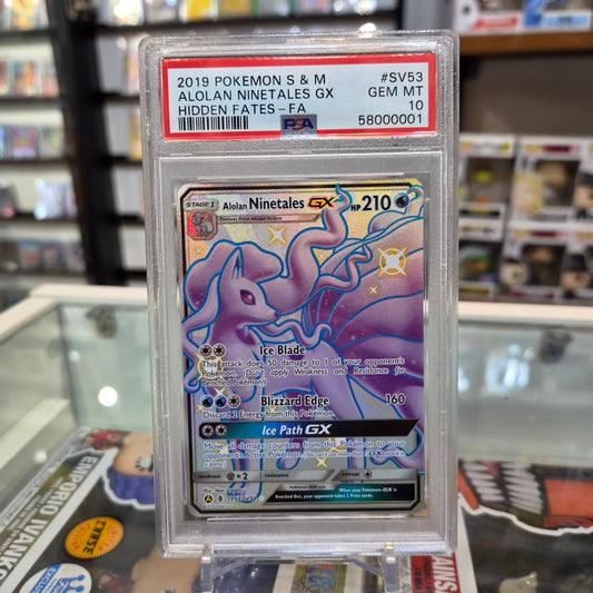 Pokemon TCG - 2019 Alolan Ninetales GX [PSA 10]