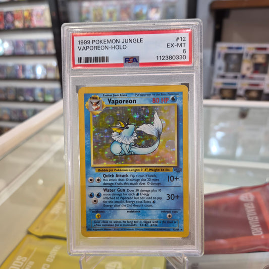 Pokemon TCG - 1999 Vaporeon Holo [PSA 6]