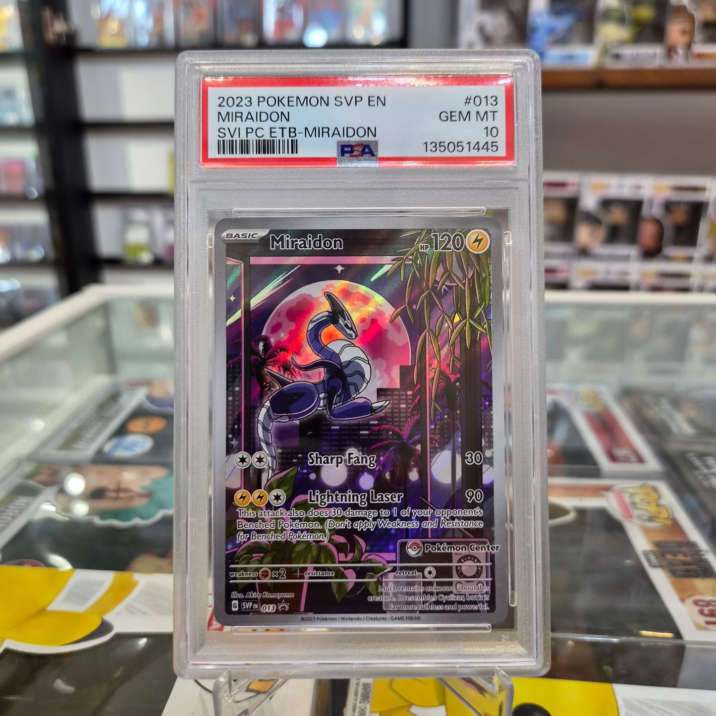 Pokemon TCG - 2023 Miraidon Pokemon Center ETB Promo [PSA 10]