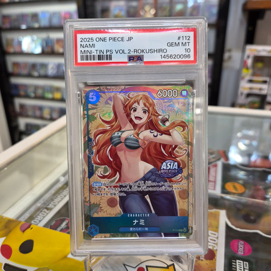 One Piece TCG - Nami Mini Tin Promo [PSA 10]