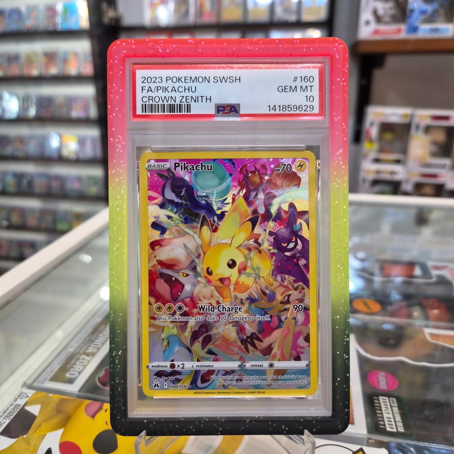 Pokemon TCG - FA Pikachu Crown Zenith [PSA 10]