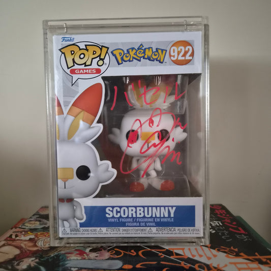 Pokemon - Scorbunny [Signed by Japanese VA of Goh Daiki Yamashita]