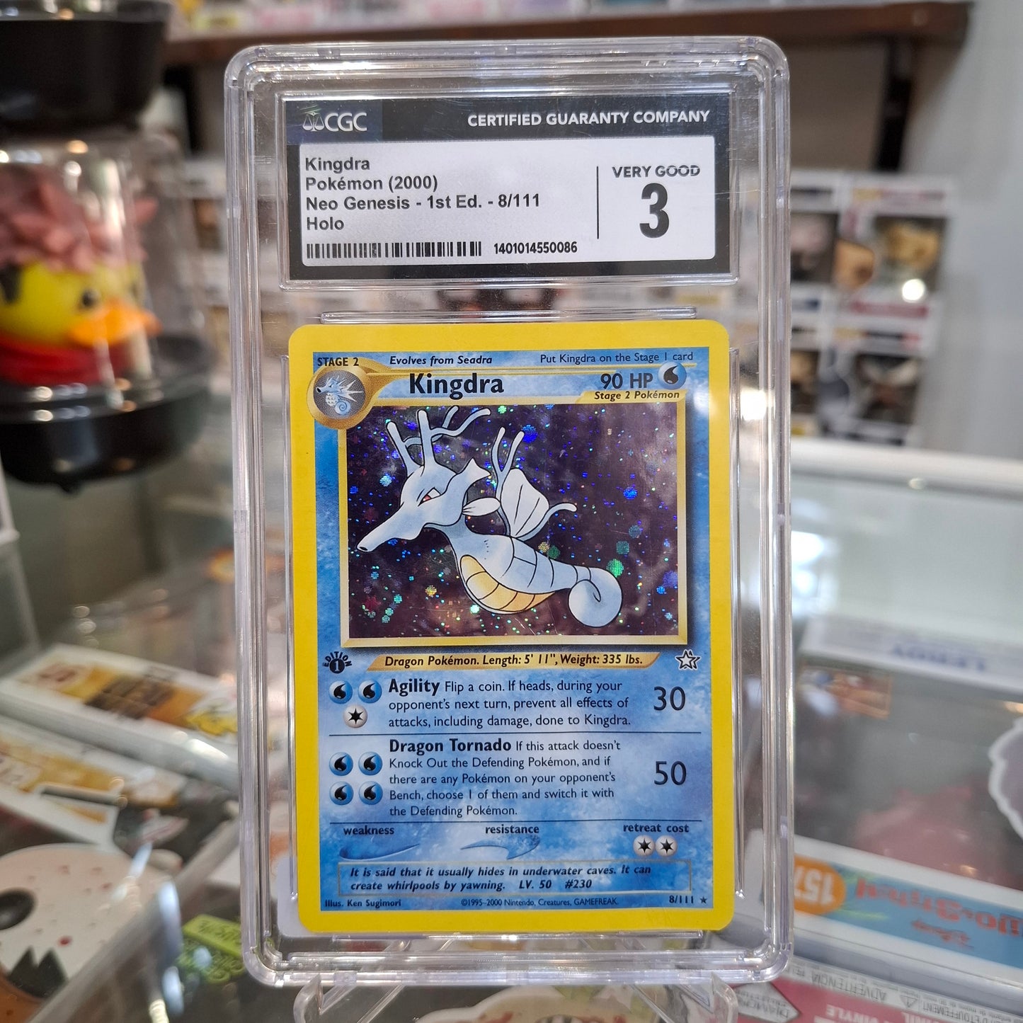 Pokemon TCG - Kingdra 1st Edition [CGC 3]