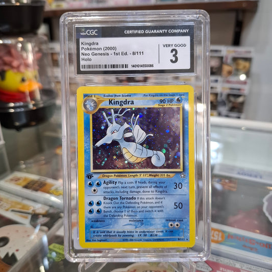 Pokemon TCG - Kingdra 1st Edition [CGC 3]