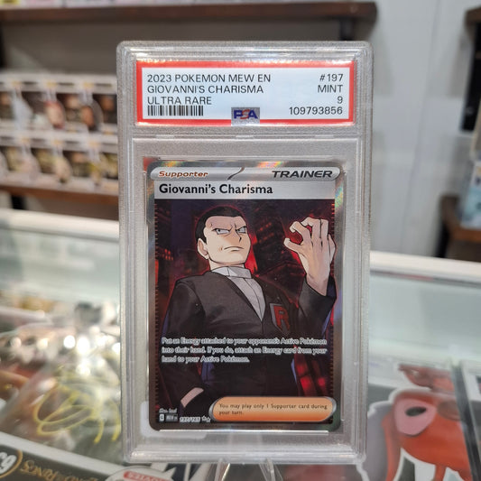 Pokemon TCG - Giovanni's Charisma [PSA 9]