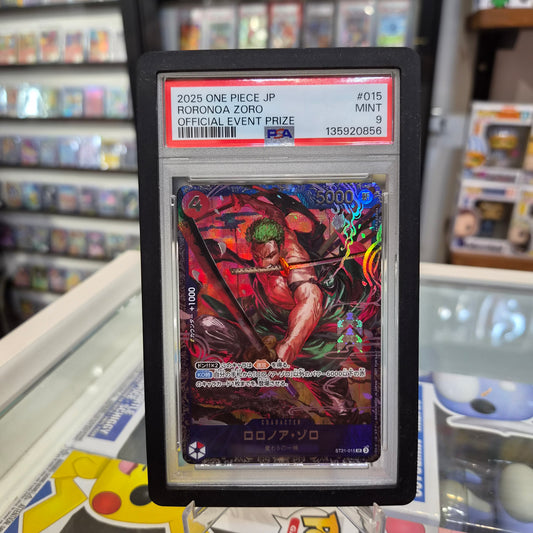 One Piece TCG - Roronoa Zoro Official Event Prize [PSA 9]