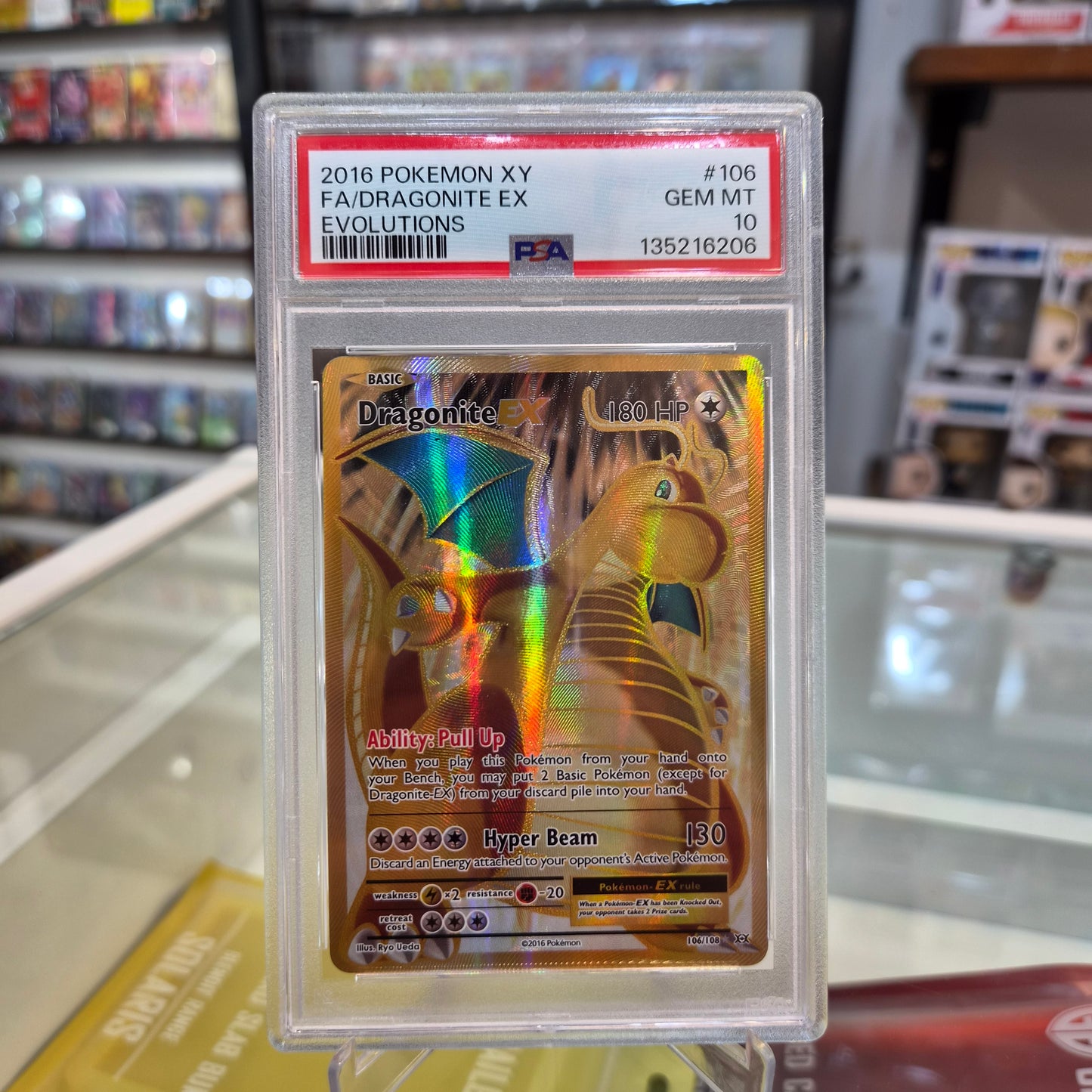 Pokemon TCG - 2016 FA Dragonite EX [PSA 10]