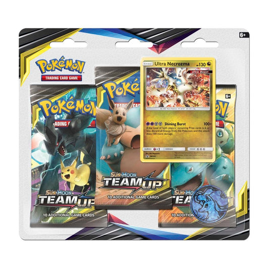 Pokémon TCG - Sun & Moon Team Up 3 Packs Blister [Ultra Necrozma Promo Card]