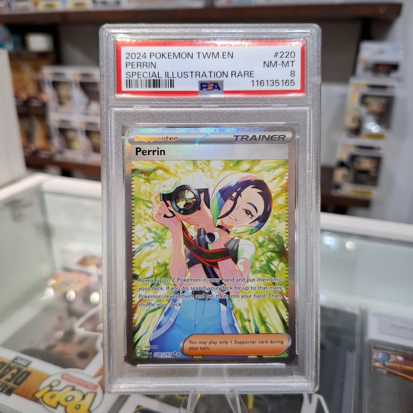 Pokemon TCG - Perrin Special Illustration Rare [PSA 8]