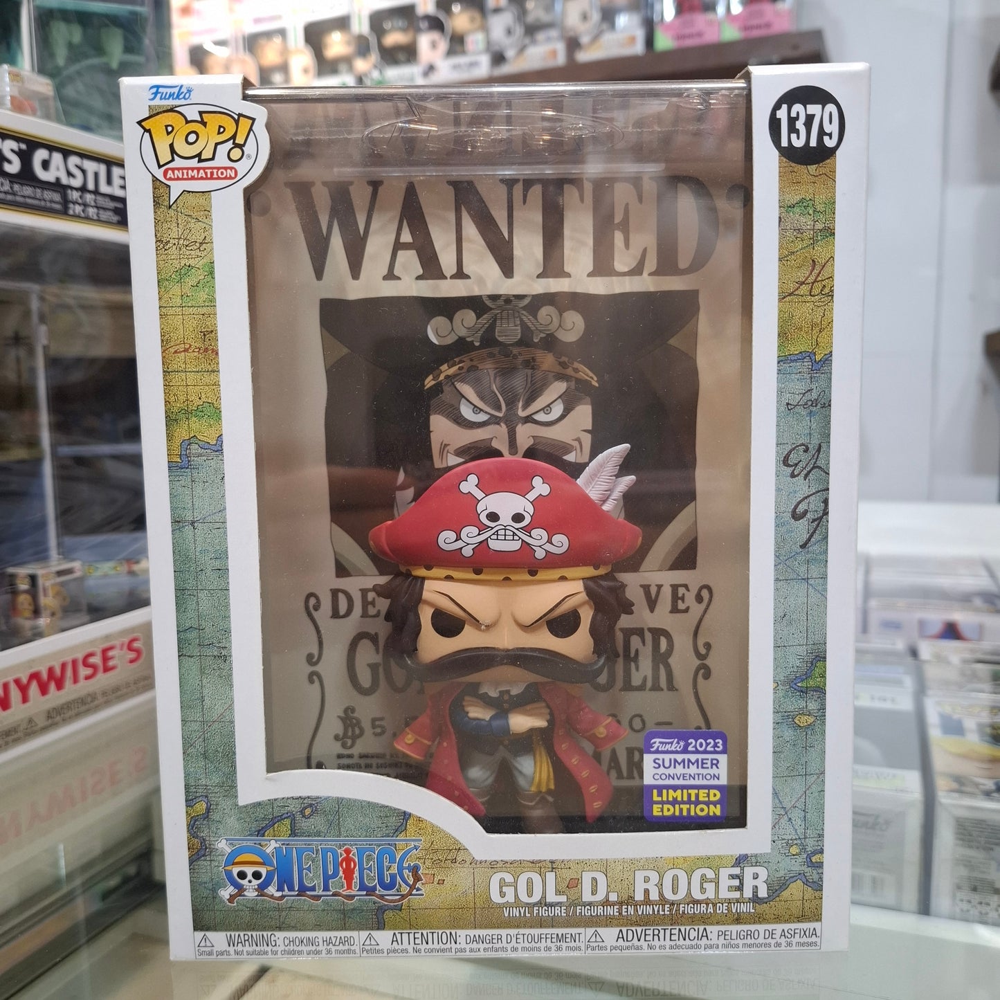 One Piece - God D Roger Wanted Poster [SDCC 2023 Exclusive] #1379