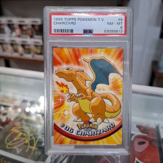Pokemon TCG - 1999 Topps Charizard [PSA 8]
