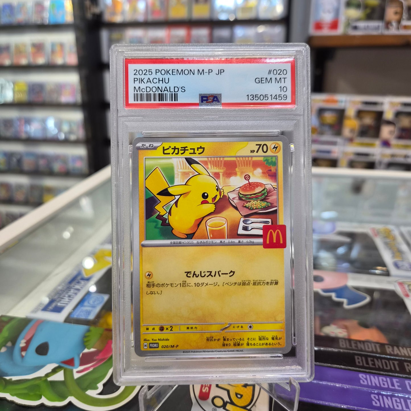 Pokemon TCG - 2025 Mcdonalds Pikachu [PSA 10]