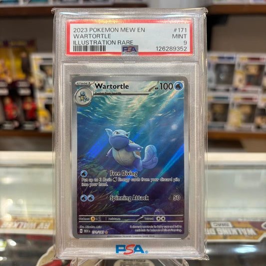 Pokemon TCG - Wartortle Illustration Rare [PSA 9]