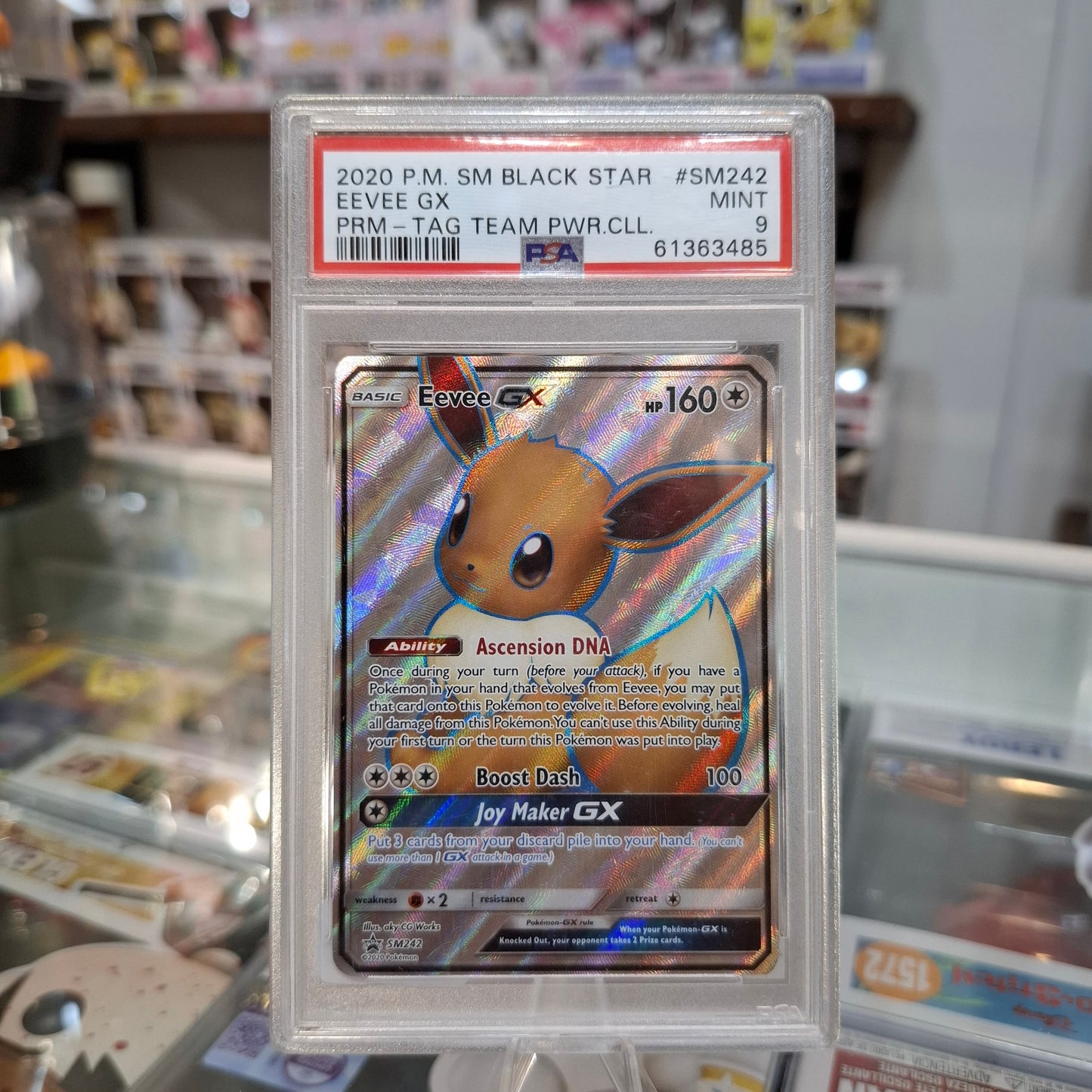 Pokemon TCG - 2020 Eevee GX Tag Team [PSA 9]