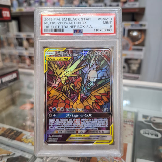 Pokemon TCG - Moltres Zapdos Articuno GX [PSA 9]
