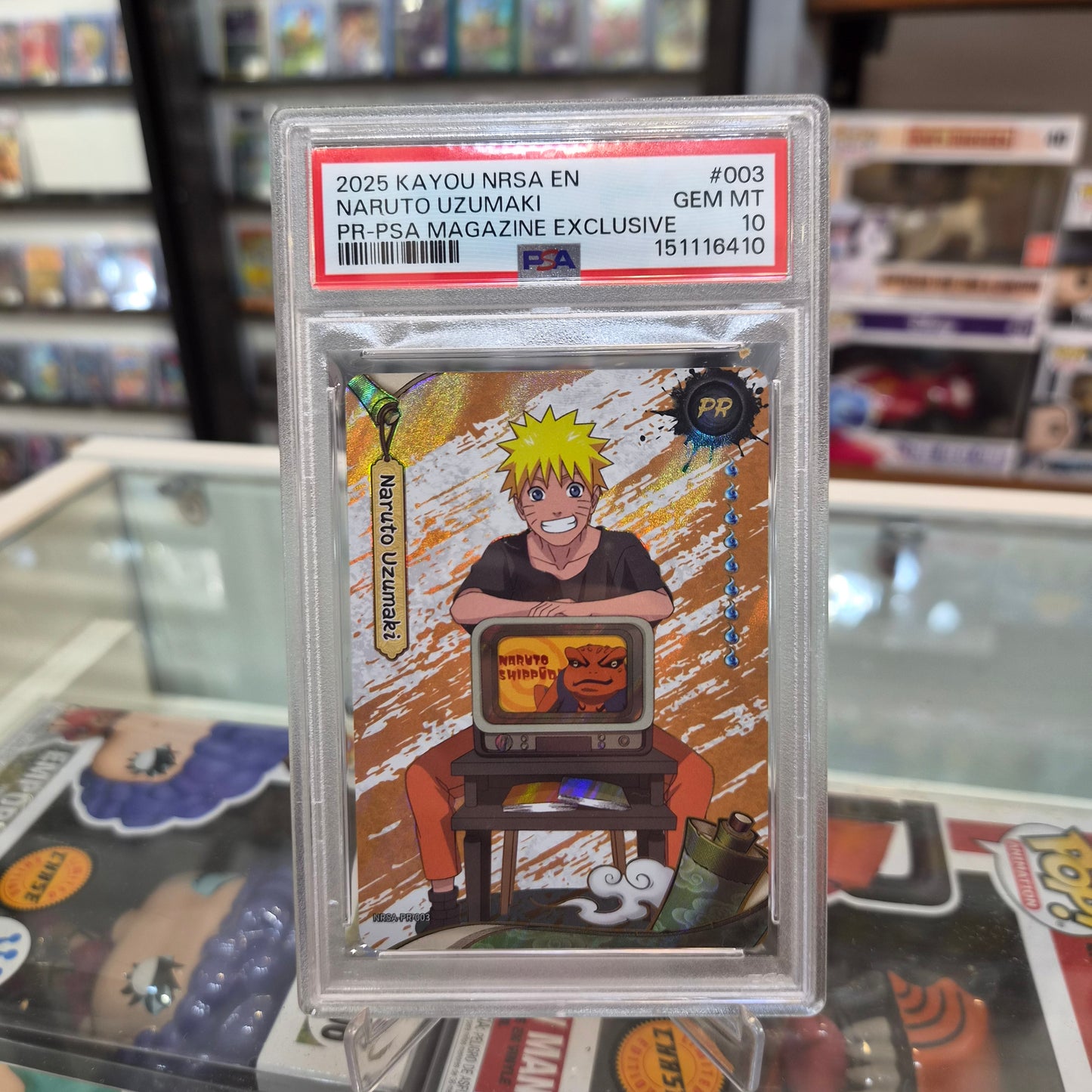 Naruto Kayou TCG - Naruto Izumaki PSA Magazine Promo [PSA 10]